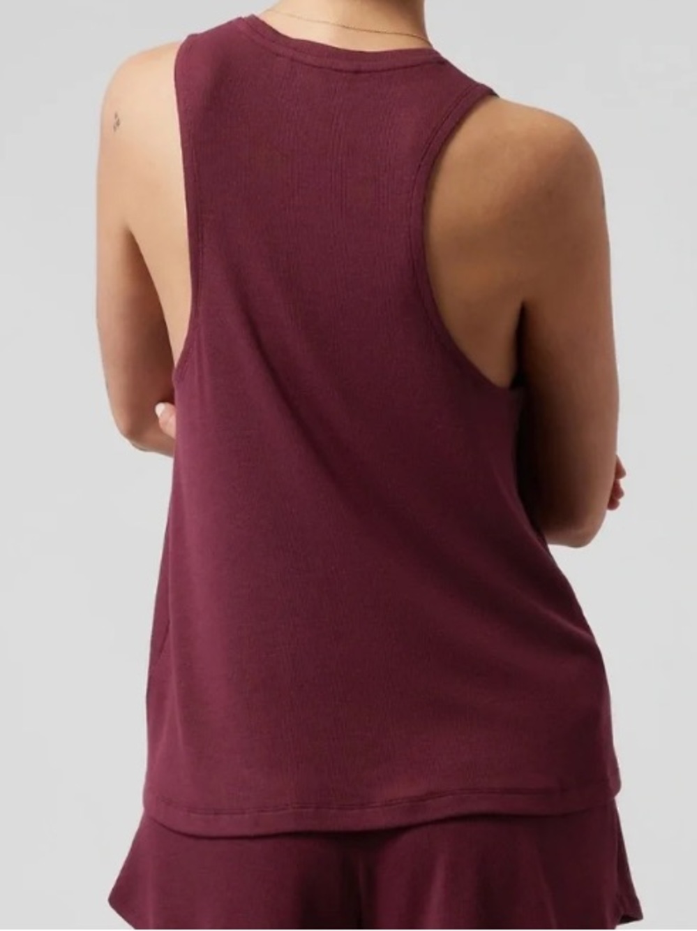 NWT Athleta Well Rested Rib Sleep Tank - Picture 3 of 5